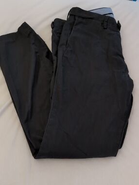 Men's Size 36 Waist 34 Length Polo Ralph Lauren Dark Gray Stretch Slim Fit Pants